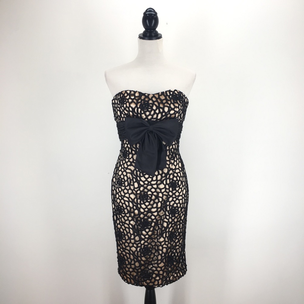 🚨SOLD🚨 Jovani Strapless Cocktail Dress - Picture 3 of 8